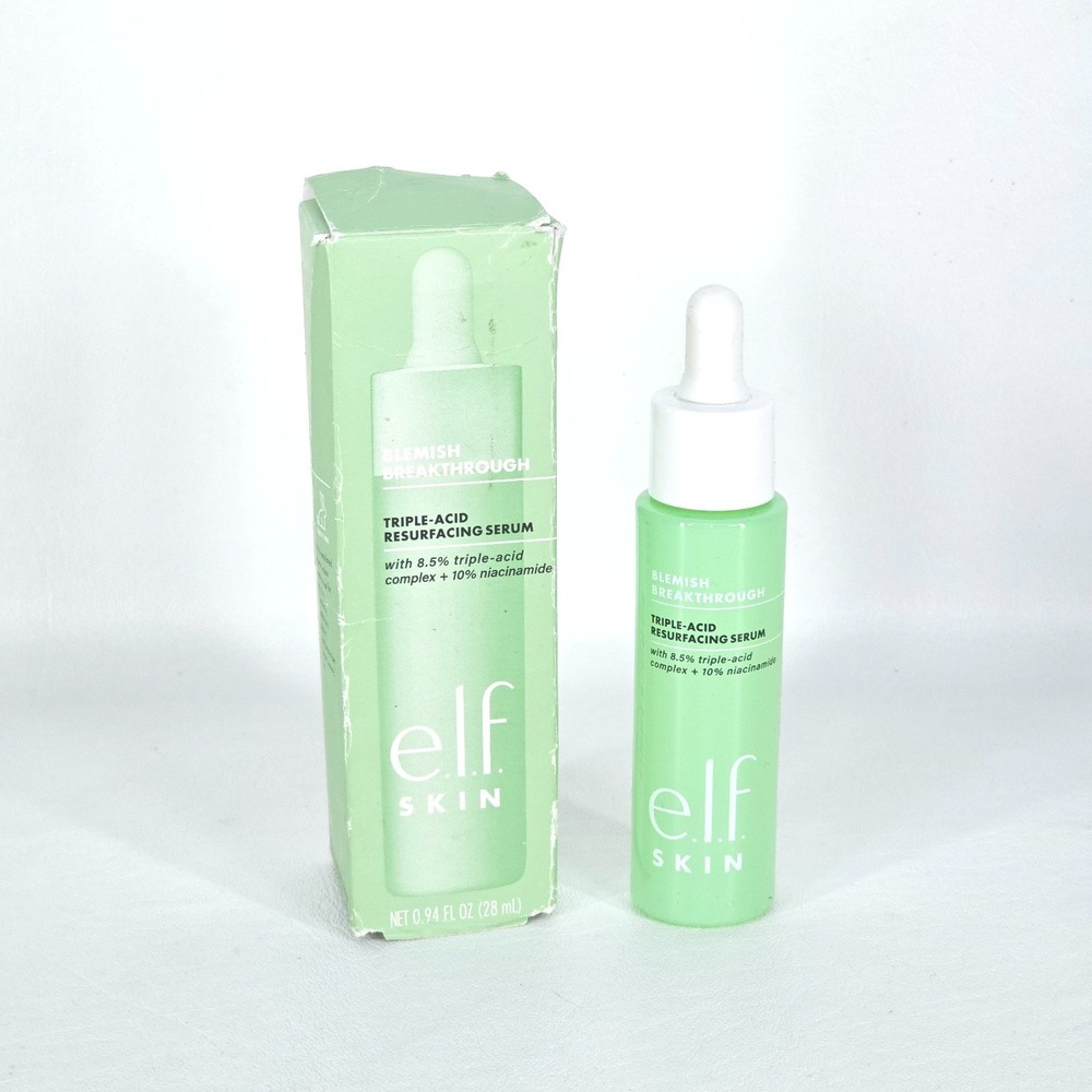 e.l.f. Skin Triple‑Acid Resurfacing Serum Blemish Breakthrough 10% Niacinamide